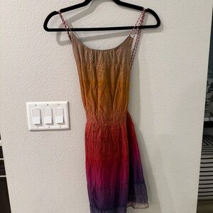Designer Ombre Dress with Open Back